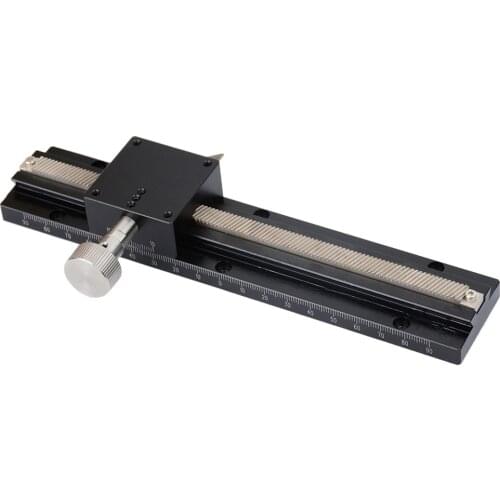 X Axis 40mm Long-range Dovetail Trimming Slide Dovetail Slide Table Sliding stage Manual Displacement Platform