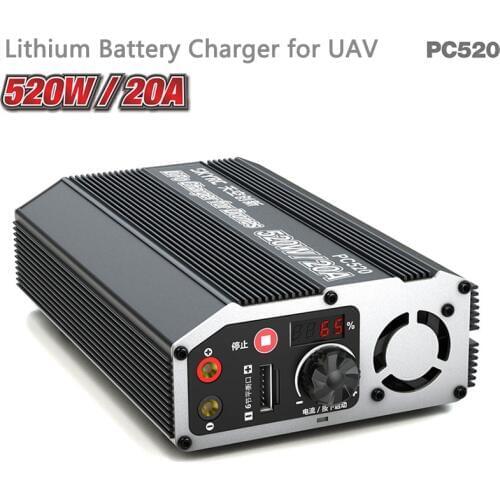 SKYRC PC520 Drone Lipo Battery Charger 520W/20A Agricultural Plant Protection Quick Charger 6S Lipo Battery Charger for Drones