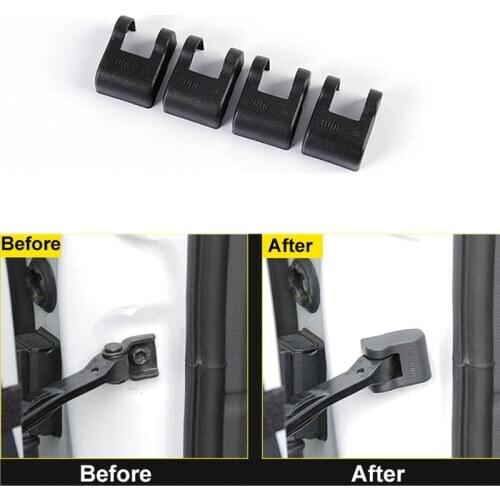 4PCS 3D ABS Door Stopper Protection Cover Car External Accessories For Volkswagen VW Golf MK5 MK6 MK7 GOLF 5 6 7