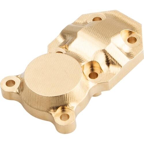 Protective Brass Differential Cover Armor Guard for 1/24 Axial SCX24 90081 RC Car Accessories