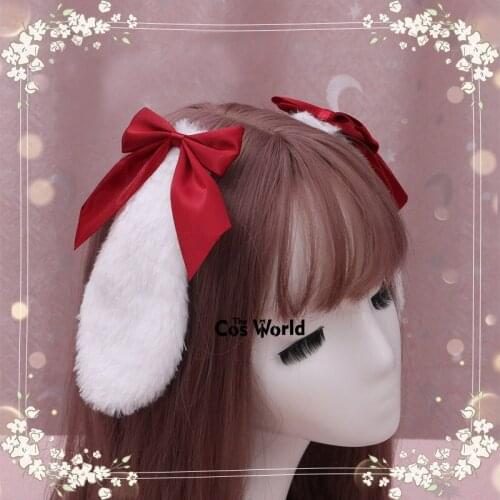 14 Styles Lolita Japanese Sweet Rabbit Ear Lace Bowknot Maid Cosplay Hair Band Headwear Hair Accessories Headband