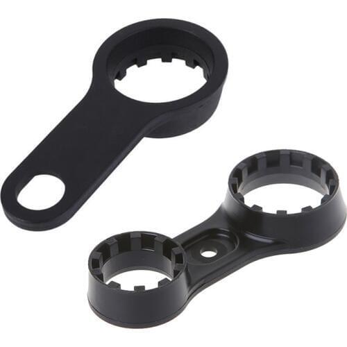 1piece Bicycle Wrench Key Front Fork Spanner Repair Tools MTB Road Bike Double Head Front Fork Disassembly Wrench Tool BC0378