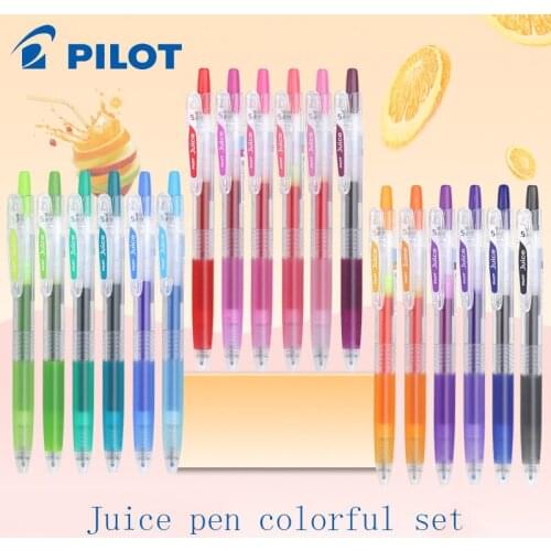 5/6Pcs Pilot Juice 0.5mm Colors Gel Pen LJU-10UF Press Gel Pen DIY Hand Account Special Smooth and Quick Dry