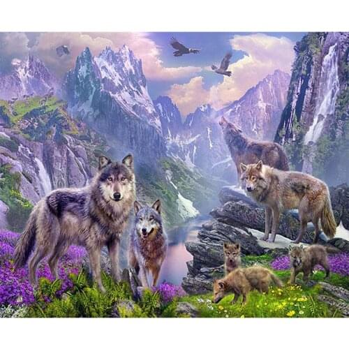 Home Character Landscape Animal 5D Diamond Painting Cross Ctitch Kit Mosaic Diamond full Embroidery Painting