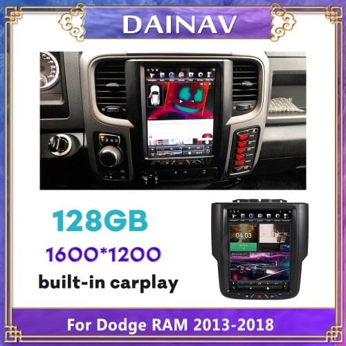 PX6 128G 1200*1600 Vertical Screen 2 Din Android Car Radio For Dodge RAM 1500 2013-2018 Car Stereo Auto GPS Navigation