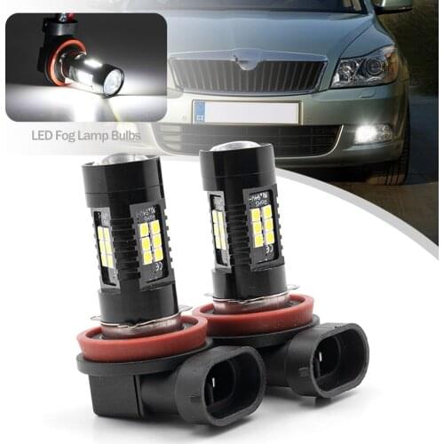 2PCs LED Bulbs Car Fog Lights CANbus1156 P21W BA15S 303-SMD for Škoda Octavia II Mk2 PASSAT Volkswagen Polo Mk5