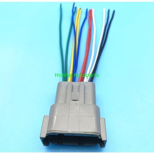 Free Shipping 12Pin Deutsch DTM Connector Waterproof Electrical Inlet Air Temperature Sensor Plug DTM04-12P wire harness