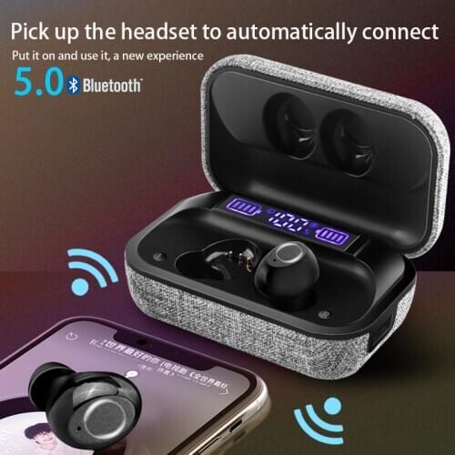 DDJ K20 Mini In-ear 5.0 Bluetooth Wireless Headset Earbuds Smart Touch HiFi Stereo With Microphone Suitable For All Mobile Phone