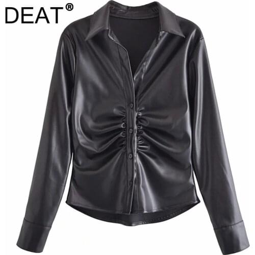 DEAT Womens Fashion Leather Jackets