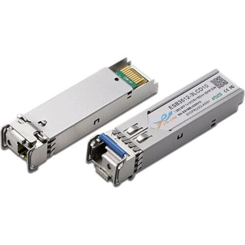Gigabit Single Mode Single Fiber Transceiver Module1.25G BIDI 10KM Compatible with Cisco H3C Huawei SFP Optical Module