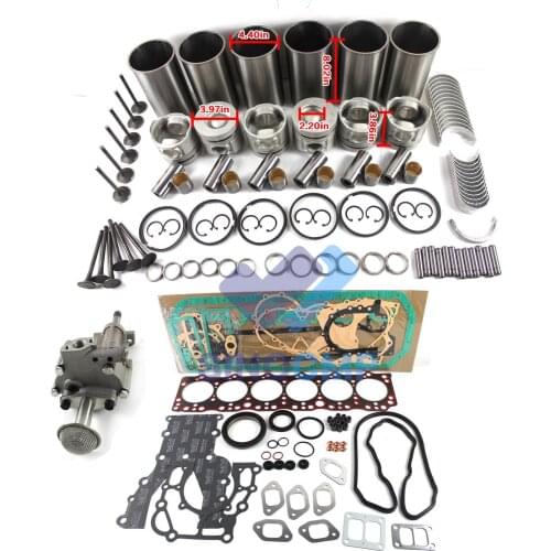 Overhaul Rebuild Kit For Doosan Daewoo DB58 DB58T DB58TIS Engine SOLAR 225LC 130