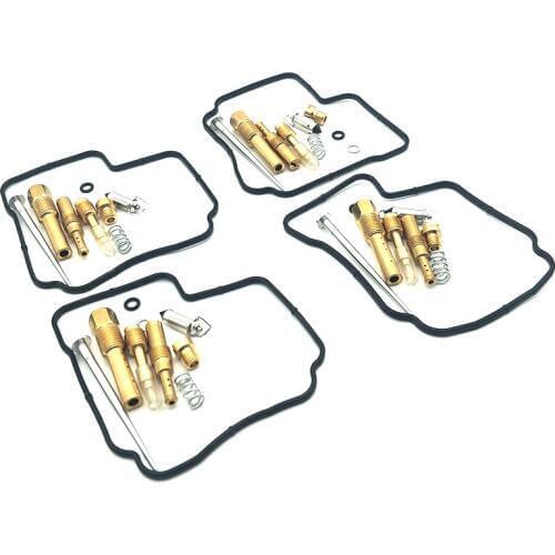 4 sets/lot Carburetor Repair Kit Jet Needle Float Needle Valve Gasket O-ring Rebuild Set for Honda CBR250 CBR 250 MC14 MC17 MC19