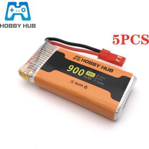 3.7V 900mAh lipo battery For 8807 8807W A6 A6W Drones lipo battery Rc Quadcopter Spare Parts Accessories 5Pcs