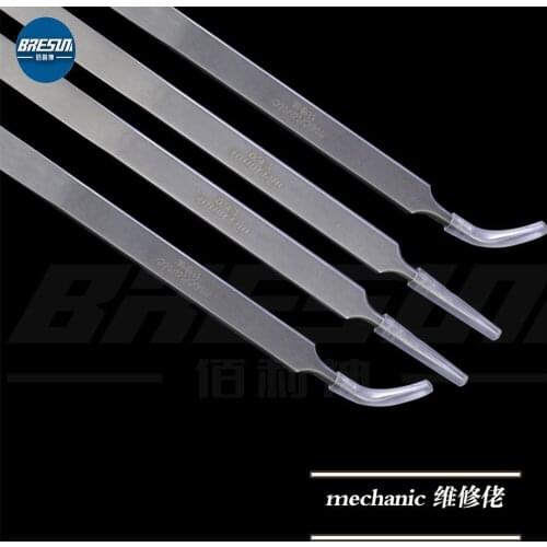 MECHANIC A12 A14 A15 Stainless Steel High Elastic Precision Tweezers Mobile Phone Repair Tweezers Tool