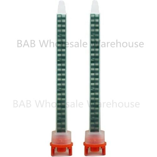 MFQX 8.7-24 10:1 24 Element Epoxy Adhesive Static Mixer Tip Mixing Tube Nozzles For AB Acrylic Solid Surface Adhesive