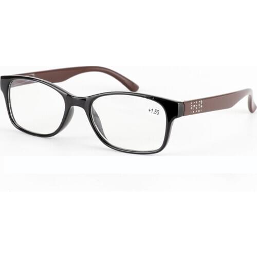 Square Oversized Reading Glasses Women Ultralight Nose Pad Anti Blu Anti Faitgue Classic Fashion +1 +1.5 +2 +2.5 +3 +3.5