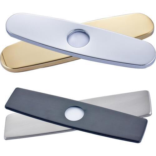 Wholesale and Retail Solid Brass Oil Rubbed Bronze Bathroom & Kitchen Sink Faucet Accessories 10 inch Cover Plate