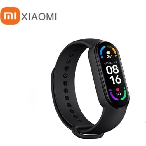 New Original Xiaomi mi band 6 Sports bracelet silicone bracelet Mi band 6 Strap wrist Lightweight replacement silicone strap