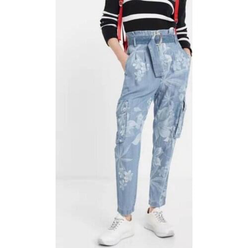 Spanish style prined casual pants