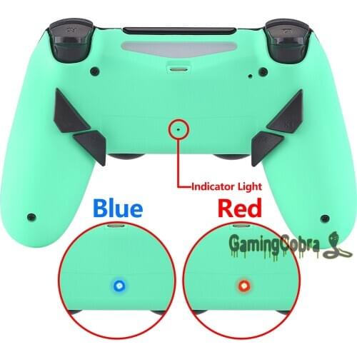 Mint Green Dawn Programable Remap Kit for PS4 Slim Pro Controller JDM 040/050/055 w/ Custom Back Shell & 4 Back Buttons