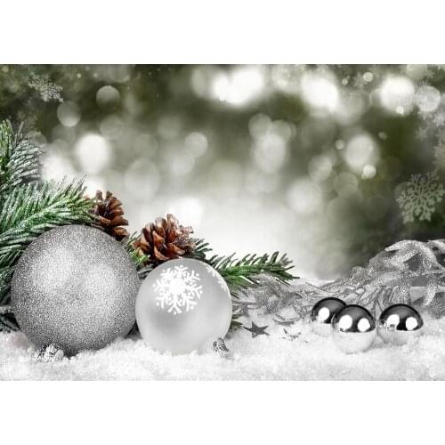 Christmas snow crystal ball pearl holiday photo background children newborn photo background