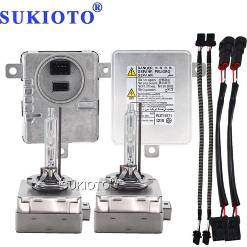 SUKIOTO Original Car Bulb D1S Canbus Xenon Headlight Kit 55W D3S 6000K 4300K 5000K 8000K D1S Auto Lamps 8K0941597 OEM Ballast