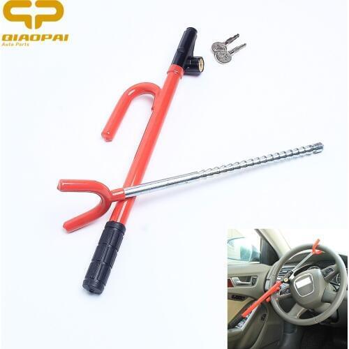 Universal Steering Wheel Lock Anti-theft Device Retractable Car Theftproof Hook Styling Telescopic Security Adjustable Lock