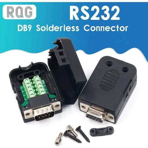 DB9 Connector COM transfer-free solder terminal DB9 Male Connector RS232 DB9 Breakout D-SUB Connector Female
