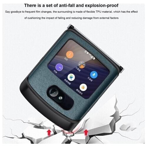 Phone Holder For Motorola Razr Mobile Phone Case Moto Rola Razr Mobile Phone Holster Blade 5G Folding Screen Flip Shell Unisex