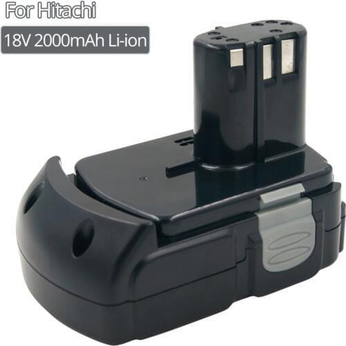 18V 2.0Ah BCL1815 Lithium Replacement Rechargeable for Hitachi 18V Power Tool Battery BCL1830 EBM1830 BCL1820 327730 CJ18DL