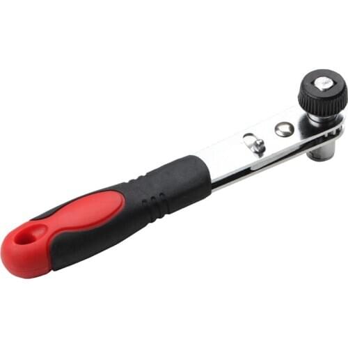 6.35mm Semi-automatic Ratchet Wheel Wrench Screwdriver Rod Dual-directional Regulation Rotatable Handheld Quick Socket Spanner