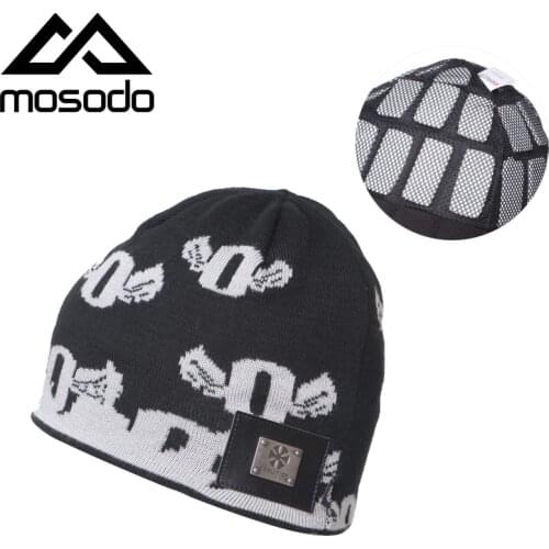 Mosodo Brand Hats Men Women Soft Warm Winter Knitting Skating Snowboard Cap Men Ski Hat Wool Cotton Caps Gorro Unisex 2020