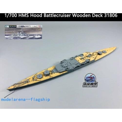 Tamiya 1/700 HMS Hood Battlecruiser Wooden Deck 31806