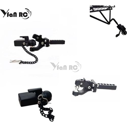 1 Set 1/10 simulation climbing car burglar hook trailer hook 90046 90047 scx10 traxxas trx4 trx6 metal small trailer simulation