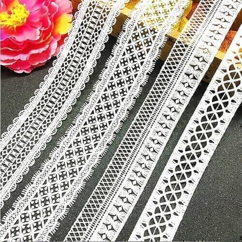 10yard Eyelash Housewear Furnishings African Lace Fabric Ribbon Wedding Decoration DIY Sewing Trim Clothing Skirt Accessories
