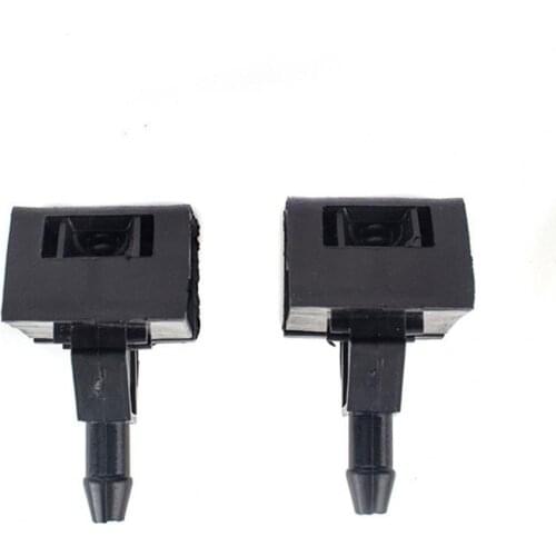2Pcs Replacement Car Front Windshield Wiper Nozzle 28932-JD000 for Nissan Qashqai/Dualis Windscreen Wipers Windows Glasses