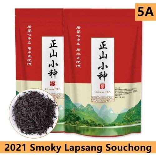 2021 5A Quality Smoke Zhengshanxiaozhong Superior Lapsang Sauchong Tea the Green Food for Health Care Lose Weight