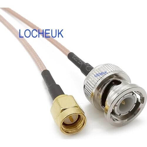 BNC Male to SMA Male Plug RG316 Cable RF Pigtail Antenna Adapter Coaxial Wire 10CM 15CM 20CM 30CM 50CM 1M