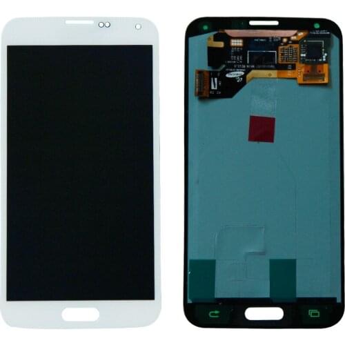 Free Shipping For Samsung Galaxy S5 i9600 SM-G900A SM-G900T Touch Screen Digitizer Glass LCD Display Assembly Panel Replacement