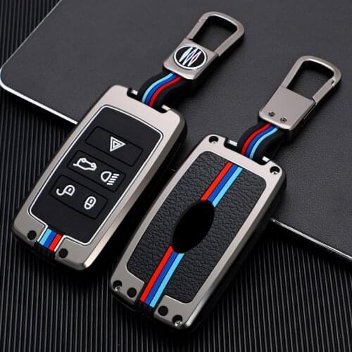 Zinc alloy+Luminous Key Case Cover Fit for Land Rover Range Rover Sport Freelander 2 Discovery Jaguar E-Pace XF XJL XK XE XJ