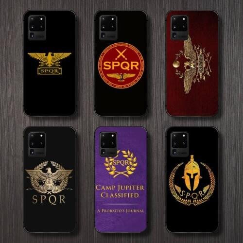 SPQR Roman Imperial legion Phone Case For Samsung galaxy S 7 8 9 10 20 edge A 6 10 20 30 50 51 70 note 10 plus