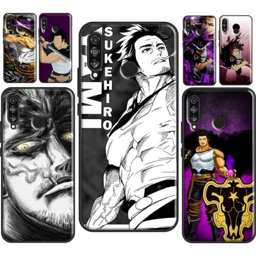 Yami Sukehiro Black Clover Phone Case For Huawei P20 Lite P40 P30 Pro Mate 10 20 Lite P Smart Z 2019 2021 Soft Cover