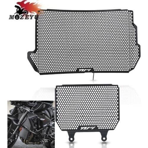 For Yamaha YZF-R1 R1M yzfr1 YZF-R1M 2015-2020 2019 2018 Aluminum Motorcycle Radiator Grille Guard Cover&Oil cooler Guard Set