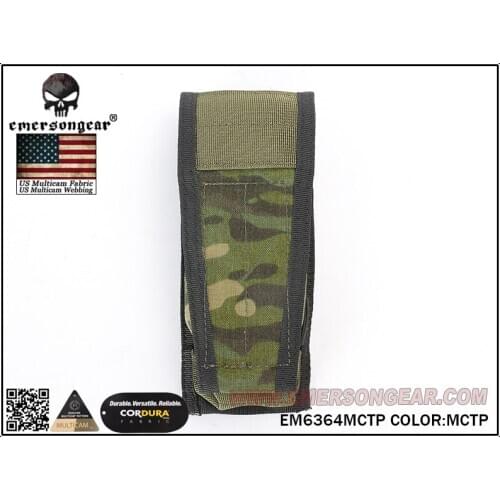 EmersonGear CP Style Flap Single Magazine Pouch Combat Molle MAG Pouch Multicam Tropic EM6364