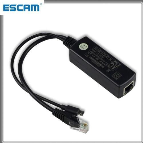 ESCAM POE S3 POE Splitter Tape Screened POE Cable POE Adapter Cable Injector Power Supply Module 5V For IP Camera Accessories