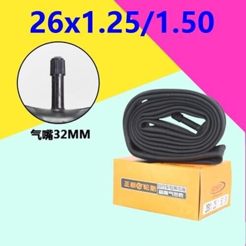 Good Quality 26x1.25/1.50 Inner Tube 26x1.25 Inner Camera 26x1.50 Inner Tire for Bike Bicycle Parts