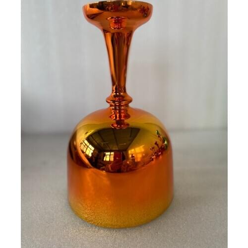 4th octave perfect pith "D" note crystal singing chalice/grail about 6.25" sacral chakra for sound theraphy 432Hz