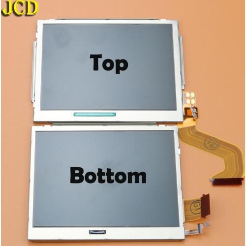 JCD 1pcs For Nintend DSi for NDSi replacemeny Parts Top Bottom Upper Lower LCD Screen Display