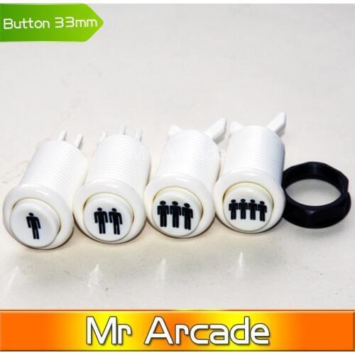 Arcade Player Start Button 33mm Free shipping