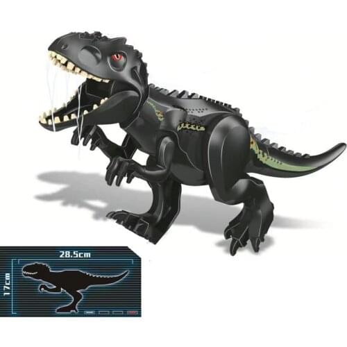[MOC Hub] Jurassic Big Dinosaur Building Blocks Toys Park Compatible Major Brand Gifts Simulation Animal Rex Raptor